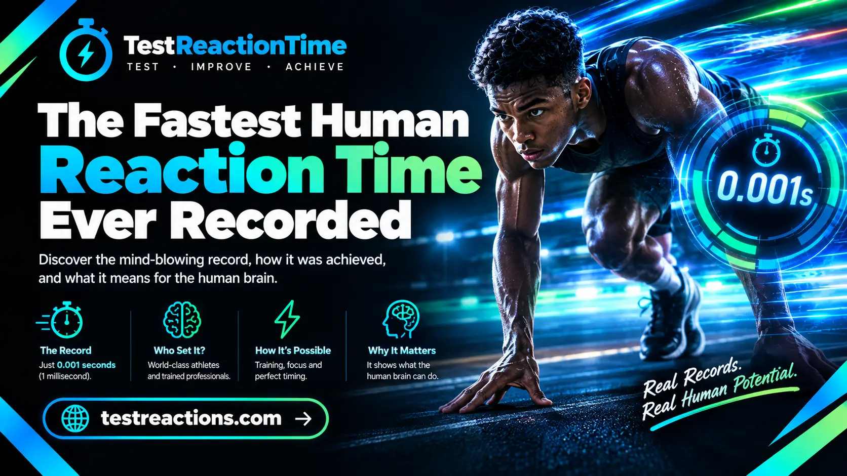 The Fastest Human Reaction Time Ever Recorded
